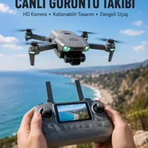 Haydiburaya 39 Akıllı Sensörlü Drone Canlı Görüntü Aktarımlı