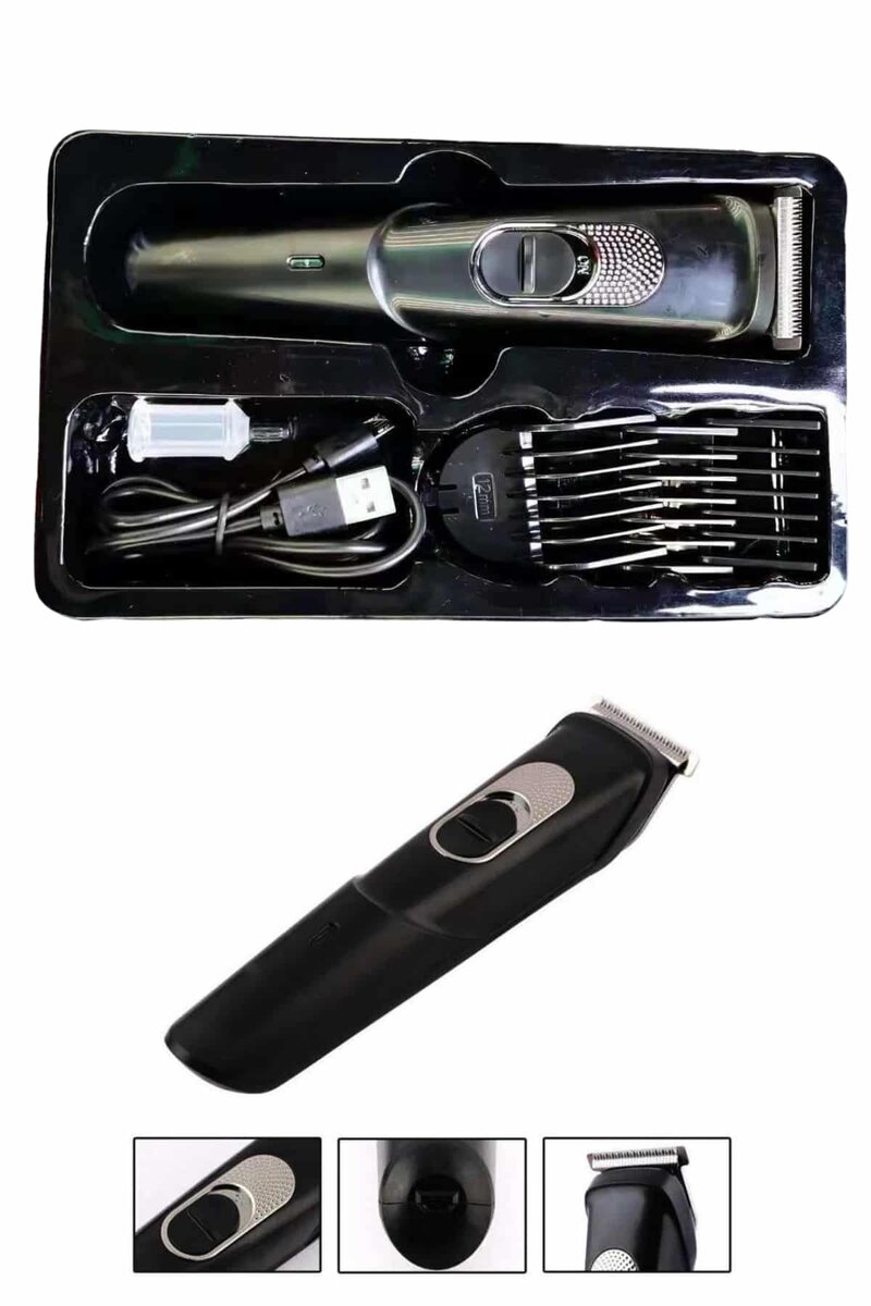 Pro Şarjlı Saç Sakal Tıraş Makinesi Ense Kesme Makinesi Lazer Öncesi Kısaltma 2 Pro Şarjlı Saç Sakal Tıraş Makinesi Ense Kesme Makinesi Lazer Öncesi Kısaltma - Görsel 2
