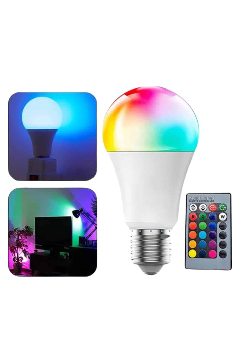 Akıllı RGB Led Ampul Led Uzaktan Kumandalı Renk Değiştiren Ampul 2 Akıllı RGB Led Ampul Led Uzaktan Kumandalı Renk Değiştiren Ampul - Görsel 2