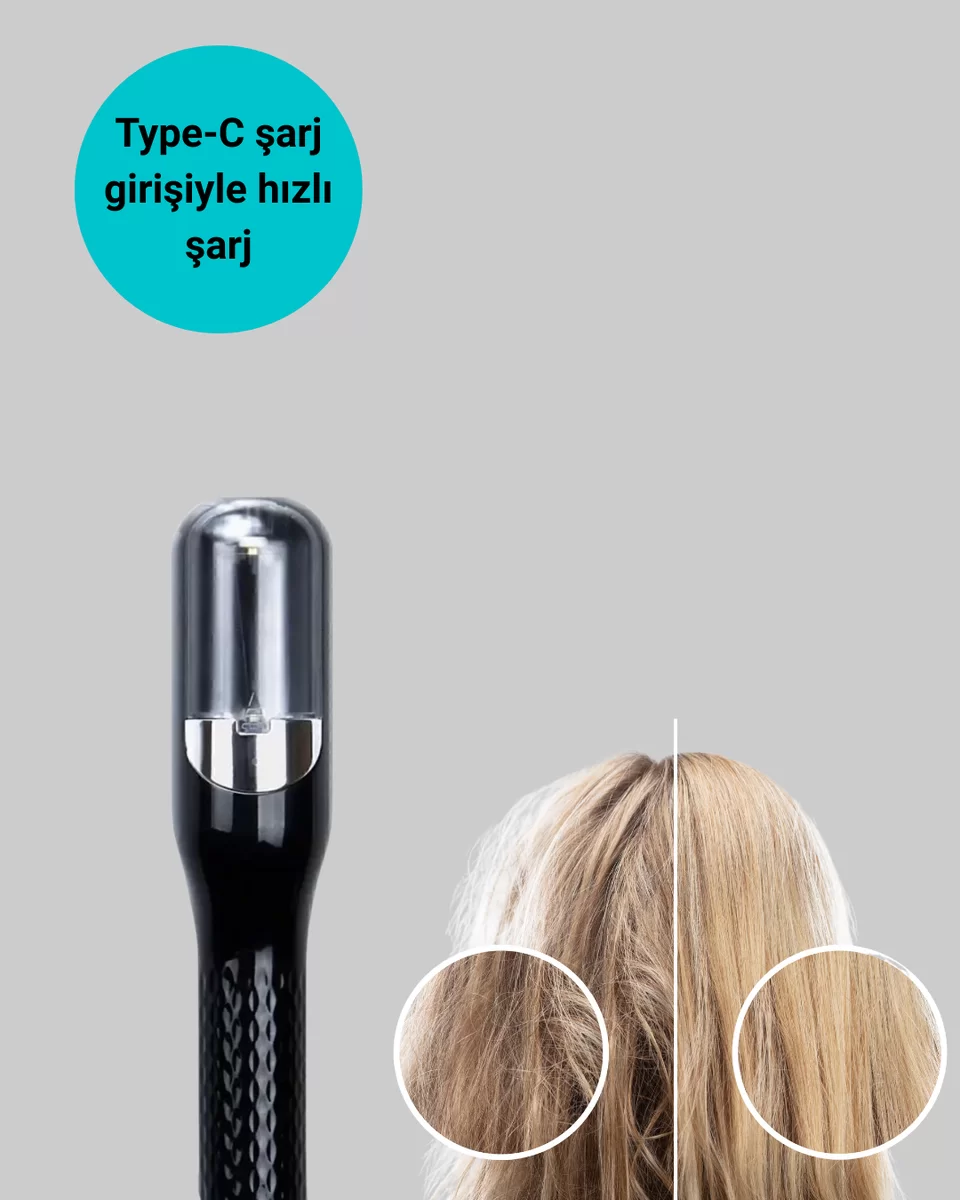 RH-6668 Kablosuz Saç Düzeltici Şarjlı Elektrikli Bakım Makinesi Yeni Nesil 3 RH-6668 Kablosuz Saç Düzeltici Şarjlı Elektrikli Bakım Makinesi Yeni Nesil - Görsel 3