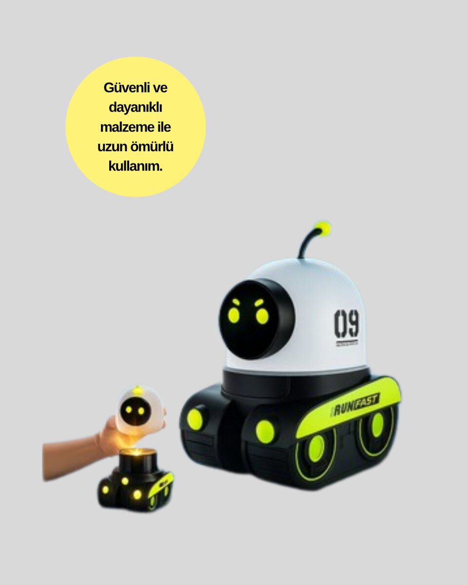 Çocuk Odası İçin Müzikli ve Işıklı Robot Projektör 4 Çocuk Odası İçin Müzikli ve Işıklı Robot Projektör - Görsel 4