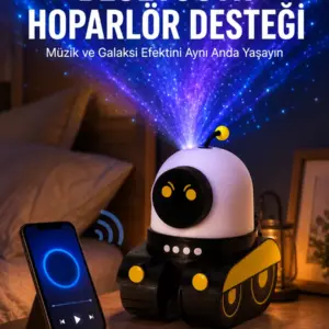 Otomatik Döner Slaytlı Üç Parlaklık Ayarlı Projektör Lamba Yeni Nesil
