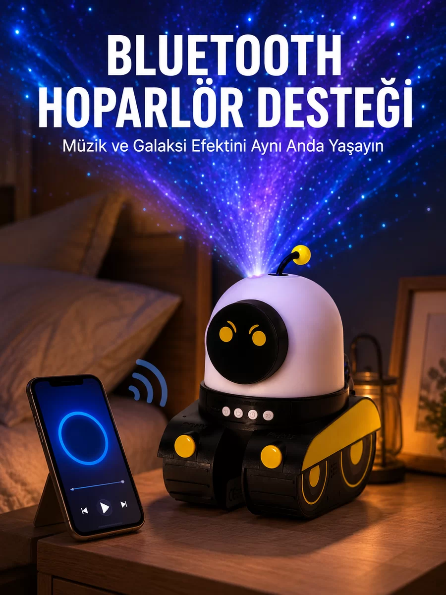 Otomatik Döner Slaytlı Üç Parlaklık Ayarlı Projektör Lamba Yeni Nesil 1 Otomatik Döner Slaytlı Üç Parlaklık Ayarlı Projektör Lamba Yeni Nesil