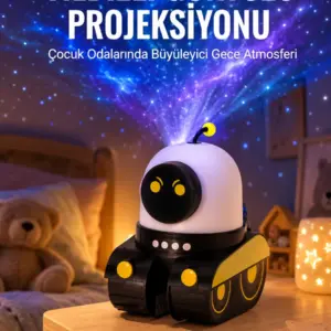 Bluetooth Bağlantılı Yüksek Çözünürlüklü Galaksi Projektör Yeni Nesil