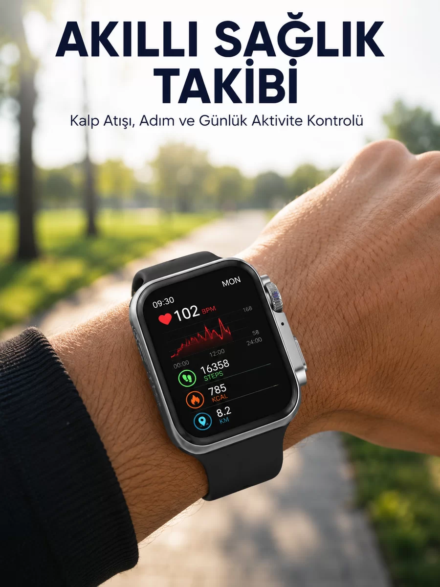 RS12 PRO+ 2025 Serisi Uzun Şarj Süreli Garantili Full Ekranlı Özel Üretim Akıllı Saat – 2GB Hafıza AMOLED GPS Sesli Arama Yeni Nesil 1 RS12 PRO+ 2025 Serisi Uzun Şarj Süreli Garantili Full Ekranlı Özel Üretim Akıllı Saat – 2GB Hafıza AMOLED GPS Sesli Arama Yeni Nesil