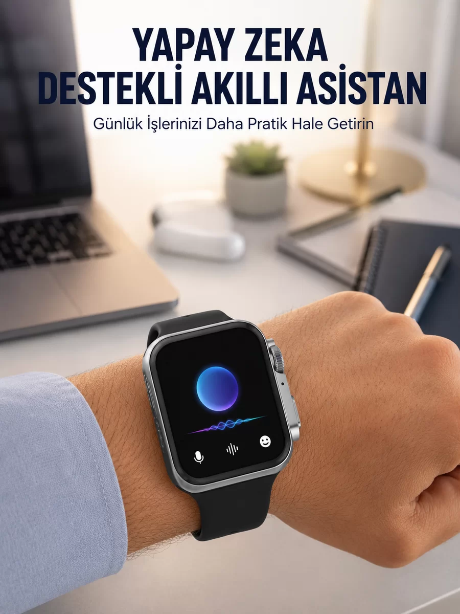 AMOLED Ekranlı Akıllı Saat Sesli Görüşme GPS Nabız ve Uyku Takibi Yeni Nesil 1 AMOLED Ekranlı Akıllı Saat Sesli Görüşme GPS Nabız ve Uyku Takibi Yeni Nesil