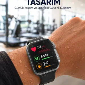 Suya Dayanıklı Akıllı Saat Günlük ve Sportif Kullanıma Uygun Yeni Nesil