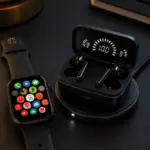 Spor ve Günlük Kullanıma Uygun Akıllı Saat ve Bluetooth Kulaklık Seti Yüksek Performans
