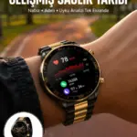 3 Bileklikli Amoled Akıllı Saat Bluetooth Çağrı ve Sağlık Takipli Yeni Nesil