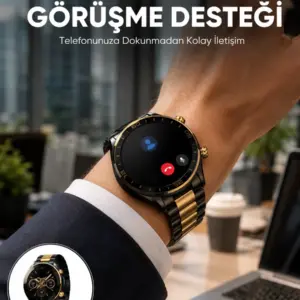 Amoled Ekran Akıllı Saat Uyku Nabız Adım Ölçer Su Geçirmez Yeni Nesil