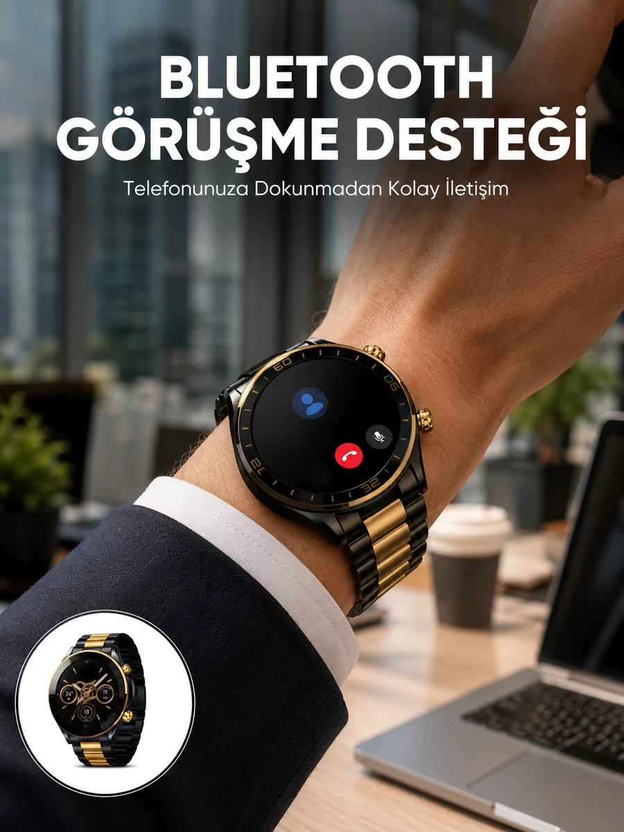 Amoled Ekran Akıllı Saat Uyku Nabız Adım Ölçer Su Geçirmez Yeni Nesil 1 Amoled Ekran Akıllı Saat Uyku Nabız Adım Ölçer Su Geçirmez Yeni Nesil