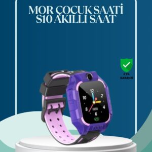 Haydiburaya 11 S10 Mor Çocuk Takip Saati Elektronik Bariyer ve Sesli Mesaj Destekli