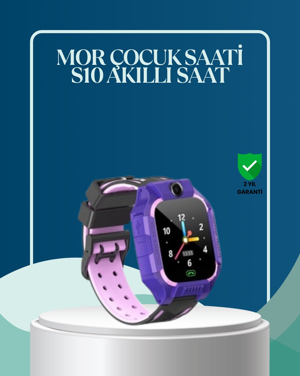 S10 Mor Çocuk Takip Saati Elektronik Bariyer ve Sesli Mesaj Destekli 1 S10 Mor Çocuk Takip Saati Elektronik Bariyer ve Sesli Mesaj Destekli
