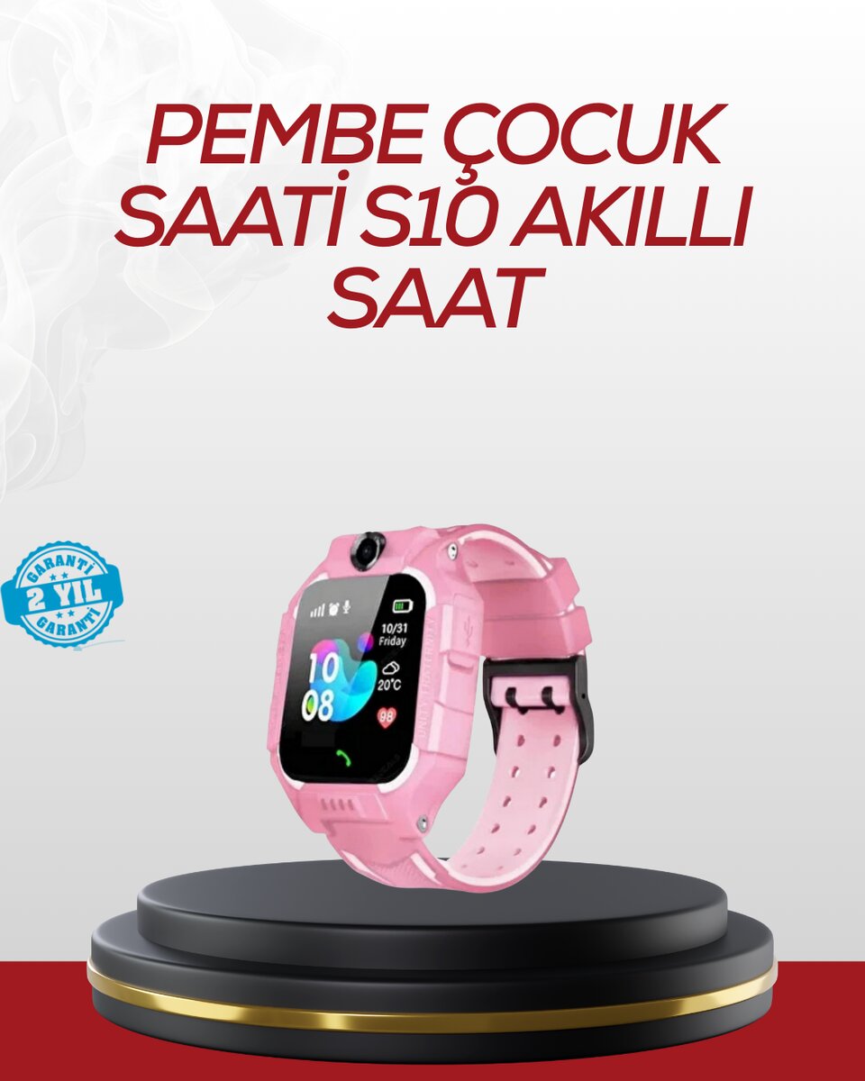 S10 Akıllı Çocuk Saati Konum Takip ve Güvenlik Özellikli 1 S10 Akıllı Çocuk Saati Konum Takip ve Güvenlik Özellikli