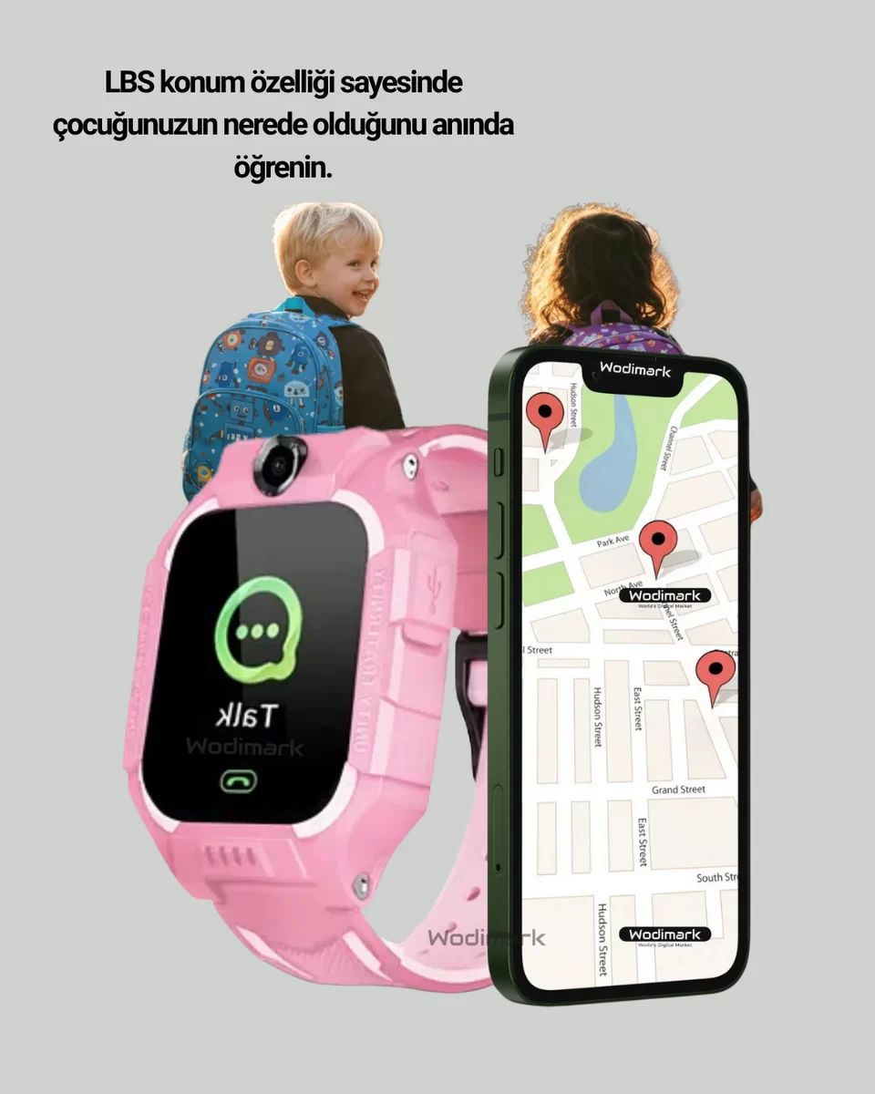 S10 Çocuk Takip Saati Güvenli Alan Uyarısı ve Sesli Mesaj Yeni Nesil 4 S10 Çocuk Takip Saati Güvenli Alan Uyarısı ve Sesli Mesaj Yeni Nesil - Görsel 4