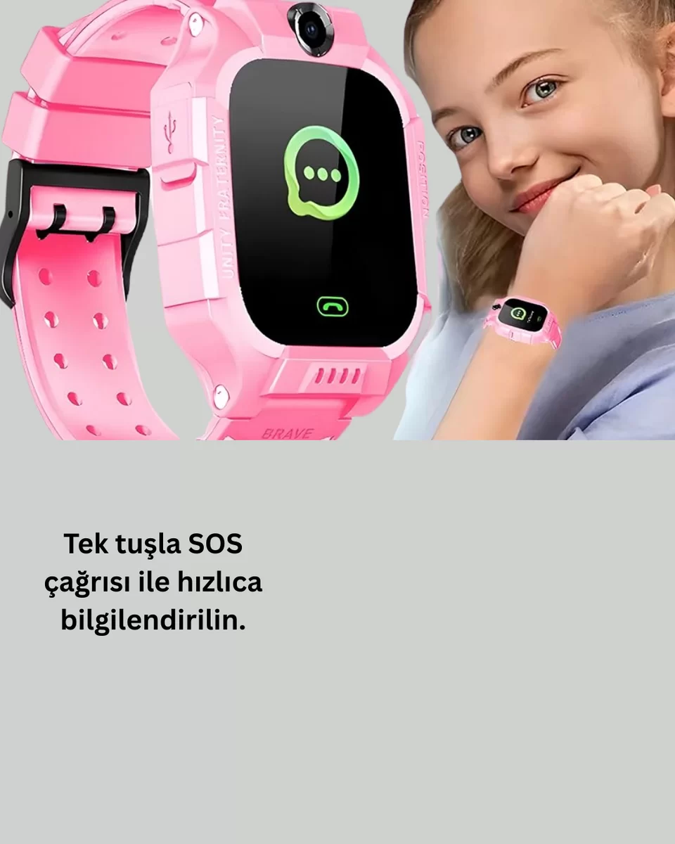 S10 Çocuk Takip Saati Güvenli Alan Uyarısı ve Sesli Mesaj Yeni Nesil 3 S10 Çocuk Takip Saati Güvenli Alan Uyarısı ve Sesli Mesaj Yeni Nesil - Görsel 3