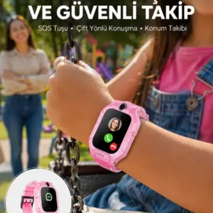 S10 Çocuk Takip Saati Güvenli Alan Uyarısı ve Sesli Mesaj Yeni Nesil