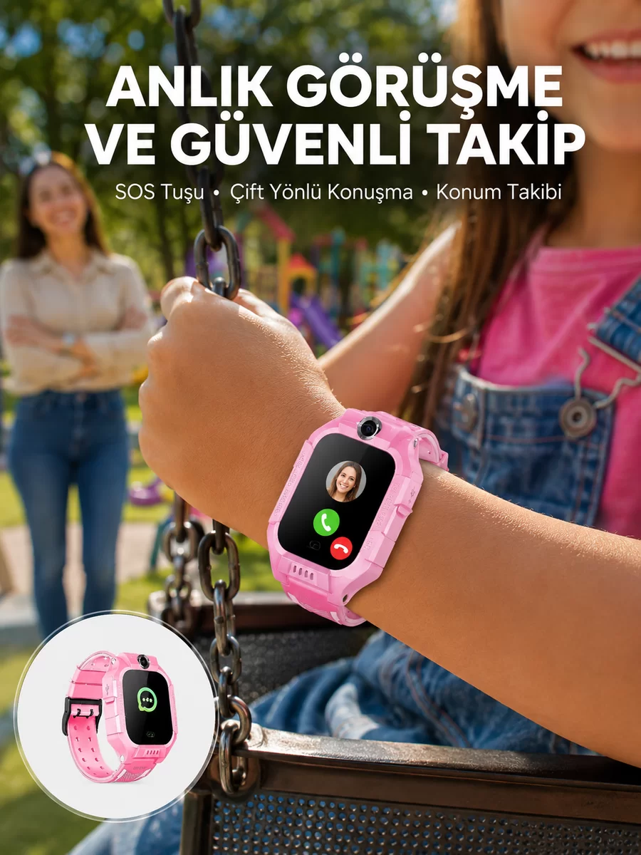 S10 Çocuk Takip Saati Güvenli Alan Uyarısı ve Sesli Mesaj Yeni Nesil 1 S10 Çocuk Takip Saati Güvenli Alan Uyarısı ve Sesli Mesaj Yeni Nesil