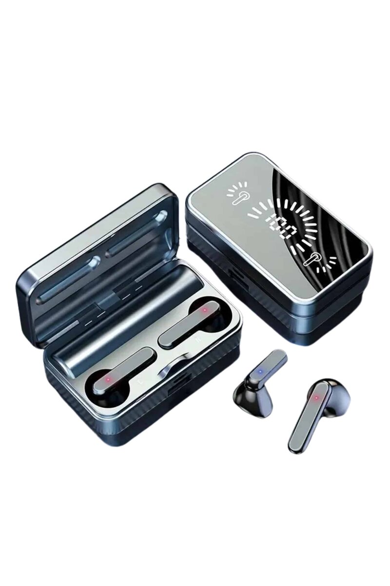 Powerbankli Bluetooth Kulaklık Yüksek Ses Aynalı Çift Dijital Gösterge Ekranı 4 Powerbankli Bluetooth Kulaklık Yüksek Ses Aynalı Çift Dijital Gösterge Ekranı - Görsel 4
