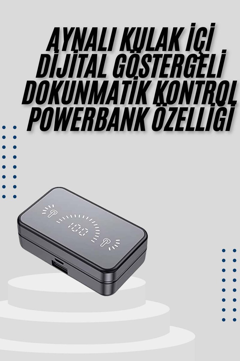 İos Android Uyumlu Bluetooth Kulaklık Kablosuz Kulaklık Yüksek Basslı 2 İos Android Uyumlu Bluetooth Kulaklık Kablosuz Kulaklık Yüksek Basslı - Görsel 2