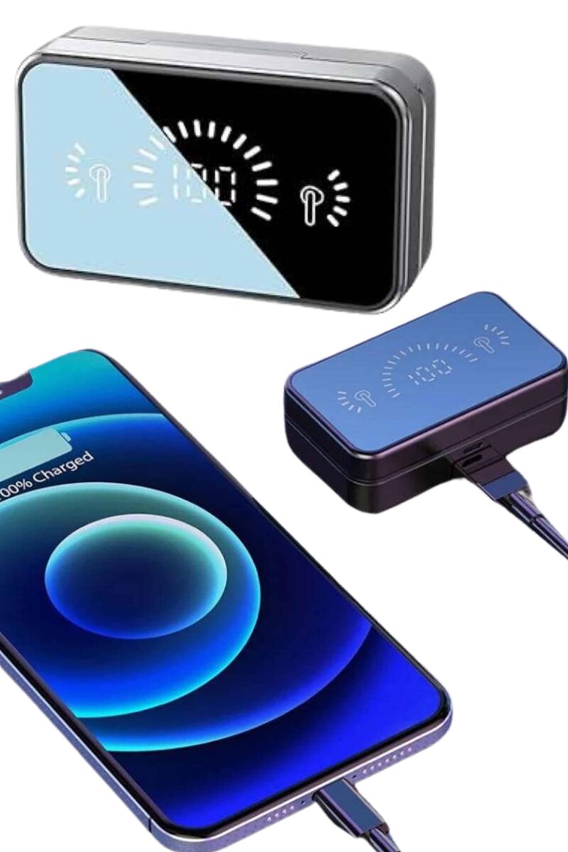 İos Android Uyumlu Bluetooth Kulaklık Kablosuz Kulaklık Yüksek Basslı 3 İos Android Uyumlu Bluetooth Kulaklık Kablosuz Kulaklık Yüksek Basslı - Görsel 3