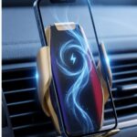 Otomatik Açılan Araç Telefon Tutucu Kablosuz Şarj ve Tek Elle Kullanım