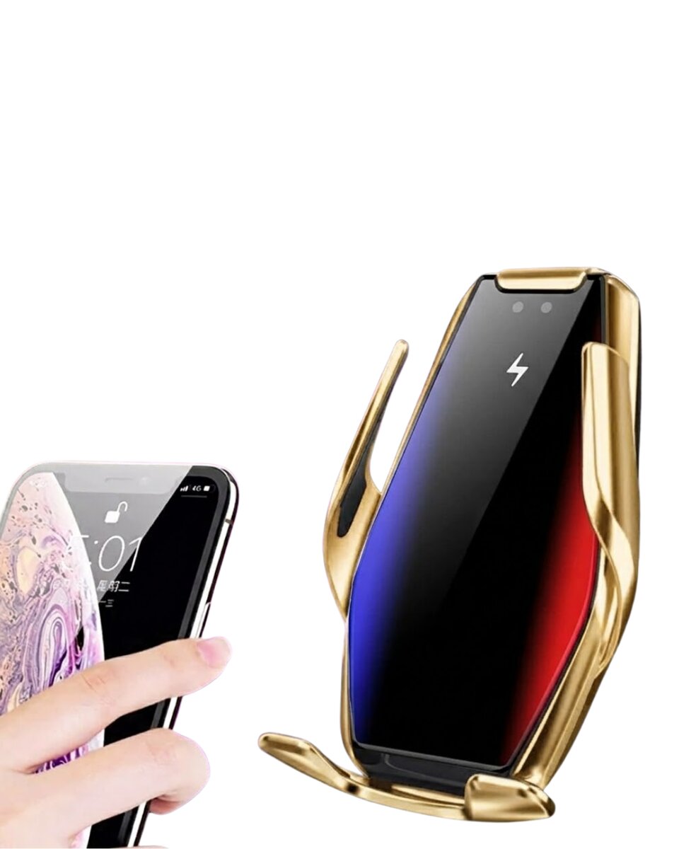 Otomatik Açılan Araç Telefon Tutucu Kablosuz Şarj ve Tek Elle Kullanım 4 Otomatik Açılan Araç Telefon Tutucu Kablosuz Şarj ve Tek Elle Kullanım - Görsel 4