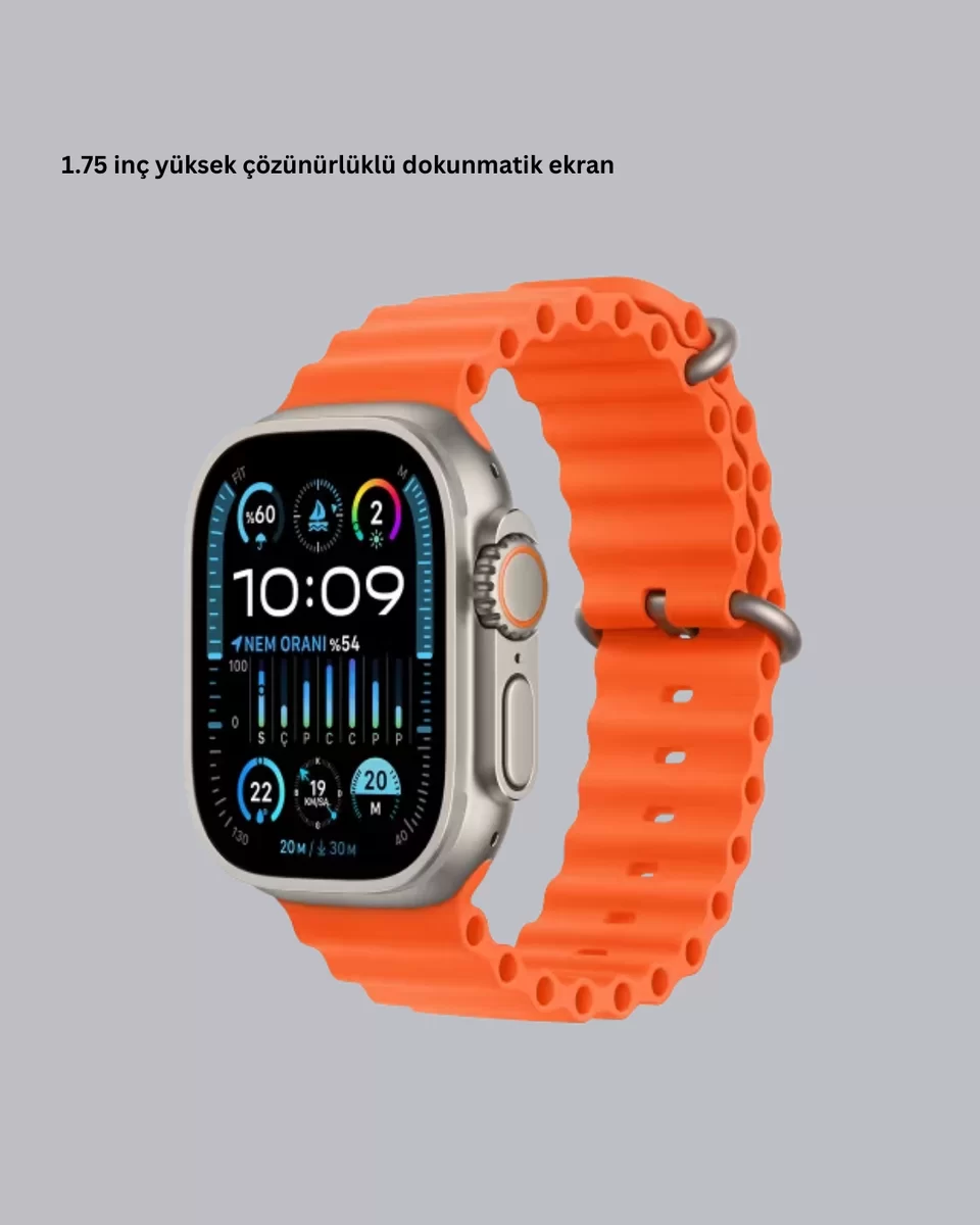 S8 Ultra Akıllı Saat ve Bluetooth Kablosuz Kulaklık 2’li Set Yeni Nesil 4 S8 Ultra Akıllı Saat ve Bluetooth Kablosuz Kulaklık 2’li Set Yeni Nesil - Görsel 4