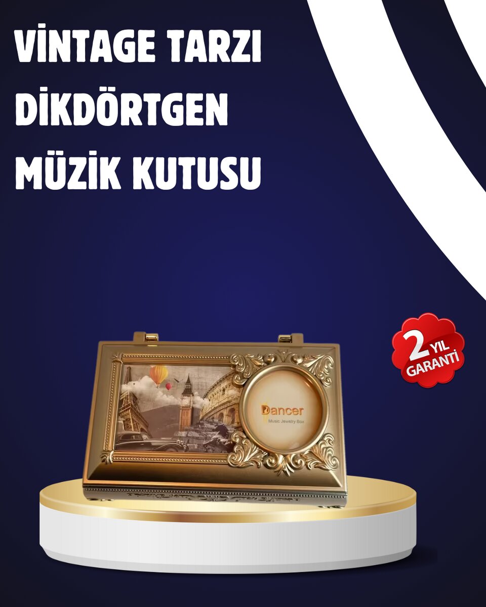 Piyano Tasarım Müzik Kutusu Balerin Figürü ve Takı Bölmeli 1 Piyano Tasarım Müzik Kutusu Balerin Figürü ve Takı Bölmeli