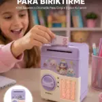 Çocuklar İçin Elektronik Şifreli Para Biriktirme Kumbarası Mor