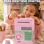 Elektronik Şifreli Otomatik Para Yutan Çocuk Kumbarası