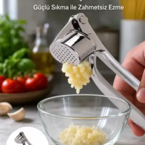 Sarımsak Presi Kolay Temizlik ve Yüksek Basınçlı Ezme