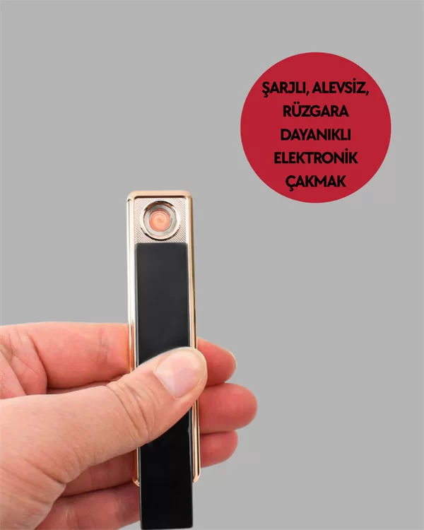 Elektronik Çakmak – Lüks Tasarım Rüzgarda Sönmez Yeni Nesil 4 Elektronik Çakmak – Lüks Tasarım Rüzgarda Sönmez Yeni Nesil - Görsel 4
