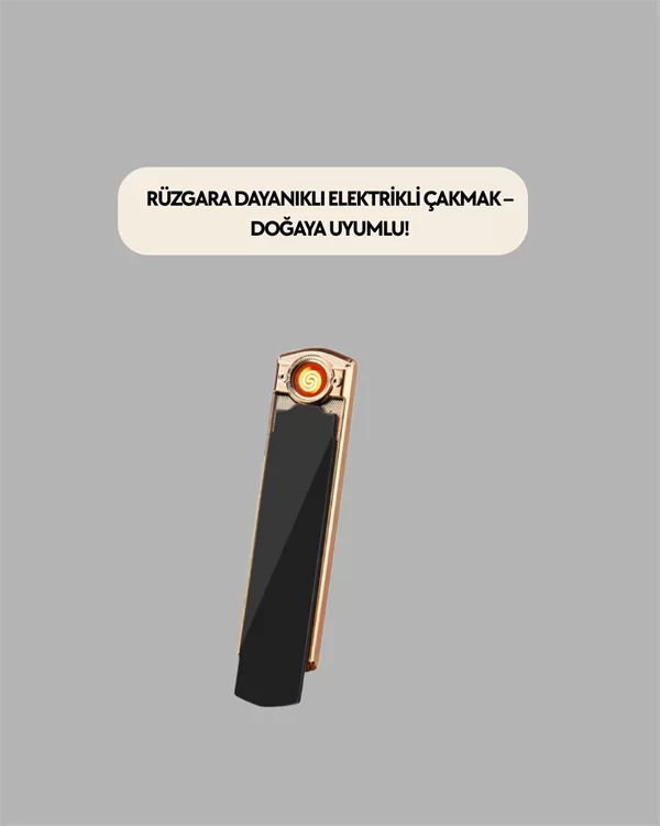 Elektronik Çakmak – Lüks Tasarım Rüzgarda Sönmez Yeni Nesil 2 Elektronik Çakmak – Lüks Tasarım Rüzgarda Sönmez Yeni Nesil - Görsel 2