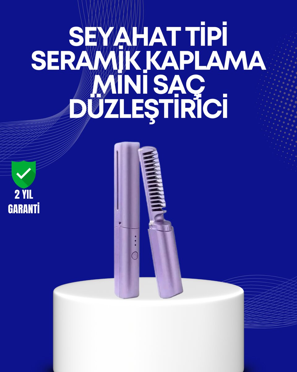 USB Şarjlı Kablosuz Saç Düzleştirici – Hızlı ve Pratik 1 USB Şarjlı Kablosuz Saç Düzleştirici – Hızlı ve Pratik