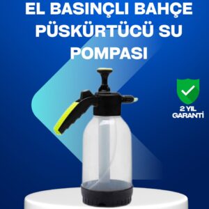 Basınçlı Manuel Köpük Pompası 2L Ayarlanabilir Sprey Başlıklı Temizlik