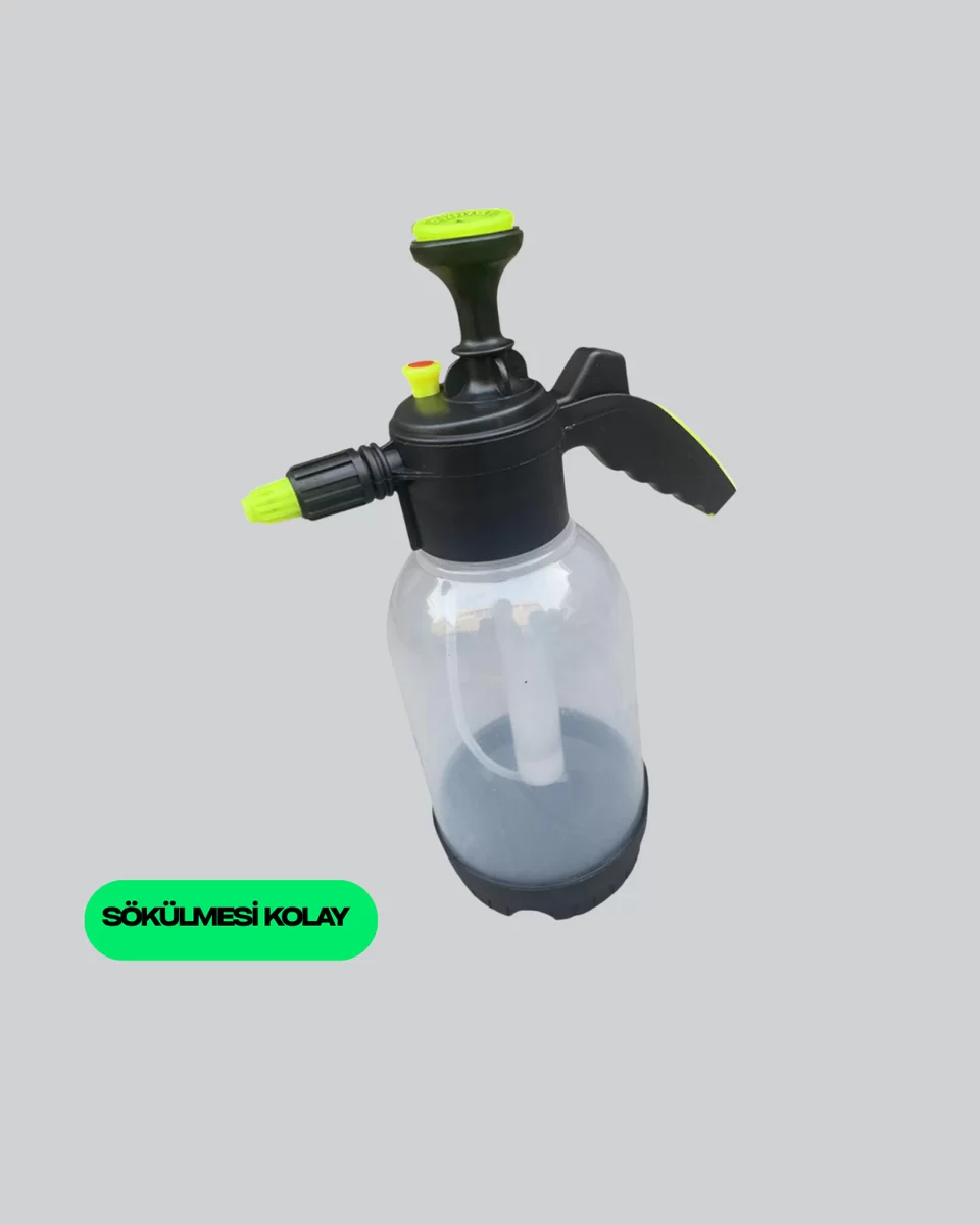Köpük Püskürtücü 2 Litre Dayanıklı Manuel Basınçlı Yıkama Şişesi 3 Köpük Püskürtücü 2 Litre Dayanıklı Manuel Basınçlı Yıkama Şişesi - Görsel 3