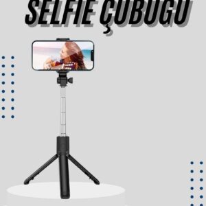 Haydiburaya 89 Tripod Selfie Çubuğu Bluetooth Kumandalı Kablosuz Led Işıklı