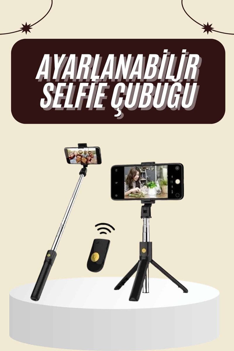 Cep Telefonu Tripod Standı Manyetik Selfie Sopa Bluetooth Uzaktan Kumandalı 1 Cep Telefonu Tripod Standı Manyetik Selfie Sopa Bluetooth Uzaktan Kumandalı
