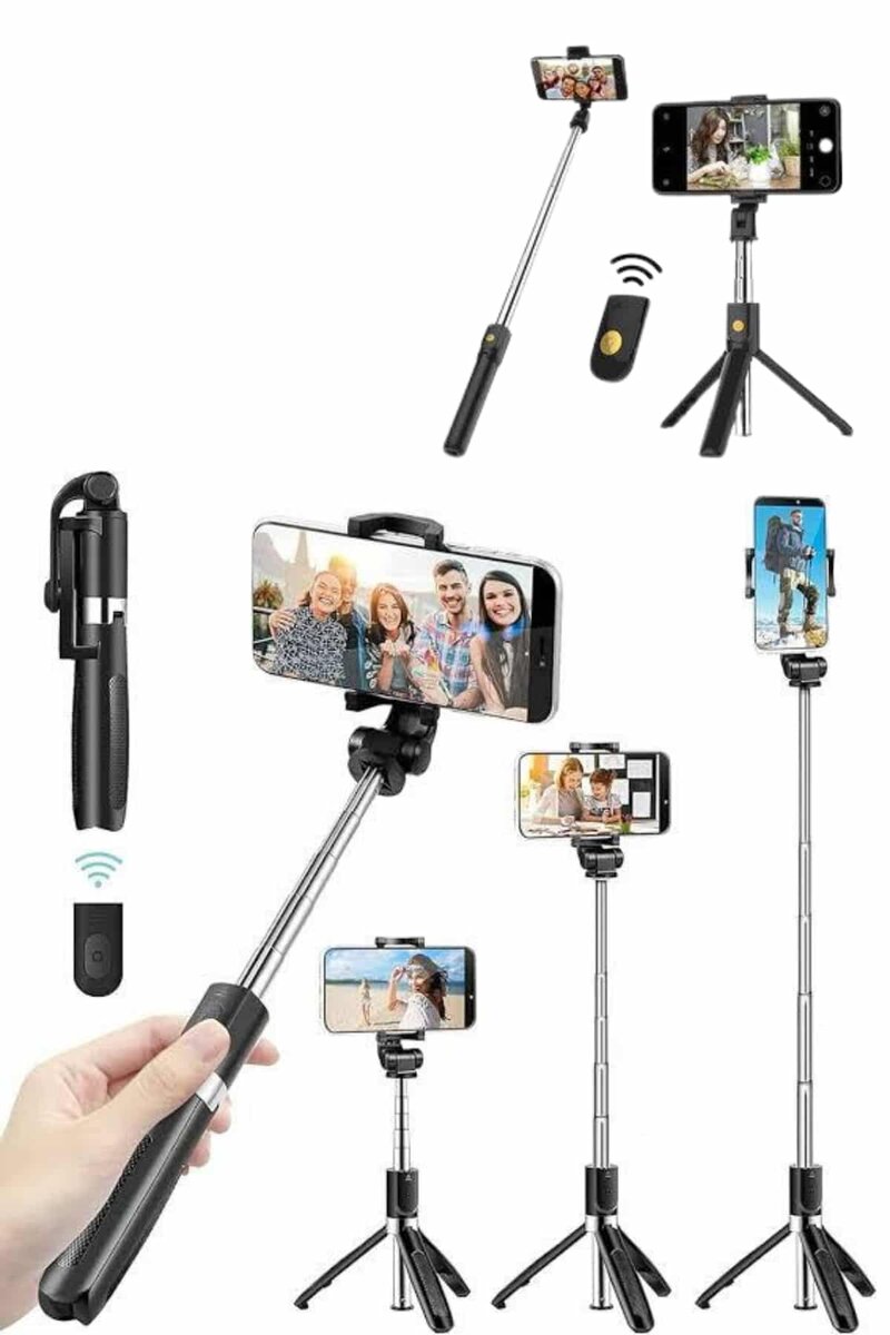 Cep Telefonu Tripod Standı Manyetik Selfie Sopa Bluetooth Uzaktan Kumandalı 2 Cep Telefonu Tripod Standı Manyetik Selfie Sopa Bluetooth Uzaktan Kumandalı - Görsel 2