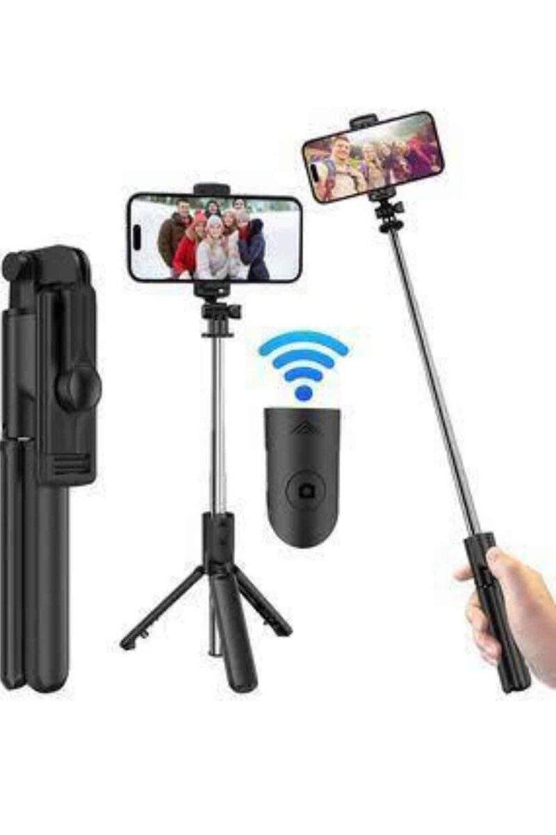 Cep Telefonu Tripod Standı Manyetik Selfie Sopa Bluetooth Uzaktan Kumandalı 3 Cep Telefonu Tripod Standı Manyetik Selfie Sopa Bluetooth Uzaktan Kumandalı - Görsel 3