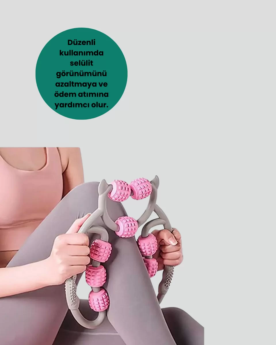 Dayanıklı Plastik Kas Masaj Rulosu Selülit Karşıtı 3 Dayanıklı Plastik Kas Masaj Rulosu Selülit Karşıtı - Görsel 3