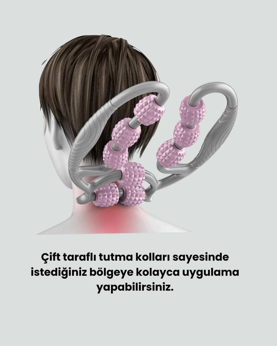 Plastik Masaj Aleti Derin Doku Kas Gevşetici Rulo 4 Plastik Masaj Aleti Derin Doku Kas Gevşetici Rulo - Görsel 4