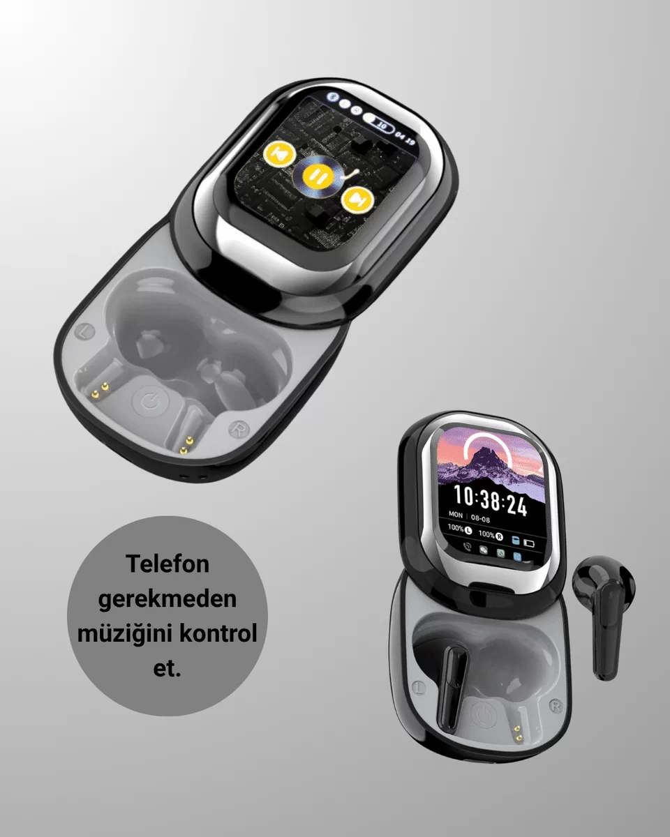 Dokunmatik Kontrollü Bluetooth Kulaklık – Pods Fine Uyumlu 3 Dokunmatik Kontrollü Bluetooth Kulaklık – Pods Fine Uyumlu - Görsel 3