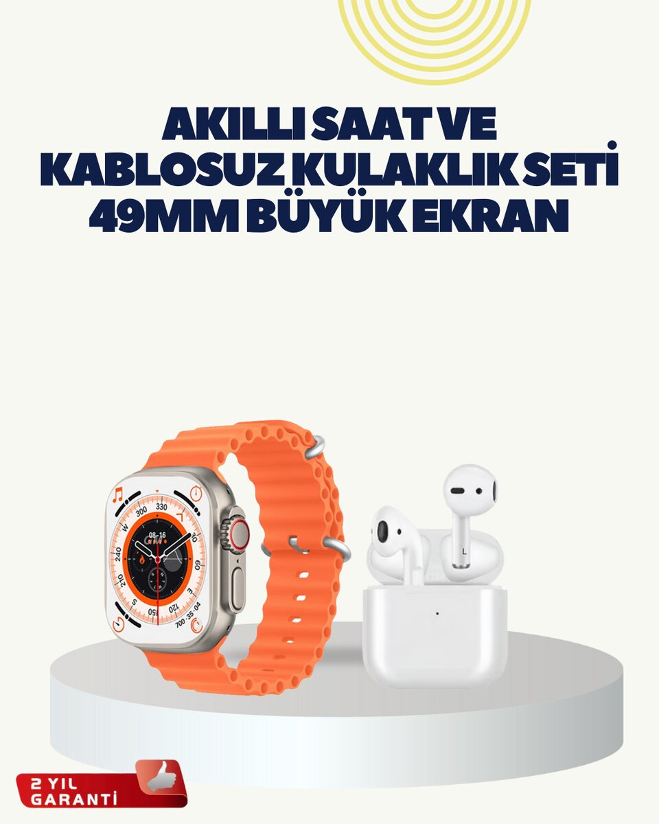 Watch 9 Max Akıllı Saat Kulaklık Seti Sağlık Takipli 45 mm Geniş Ekran 1 Watch 9 Max Akıllı Saat Kulaklık Seti Sağlık Takipli 45 mm Geniş Ekran