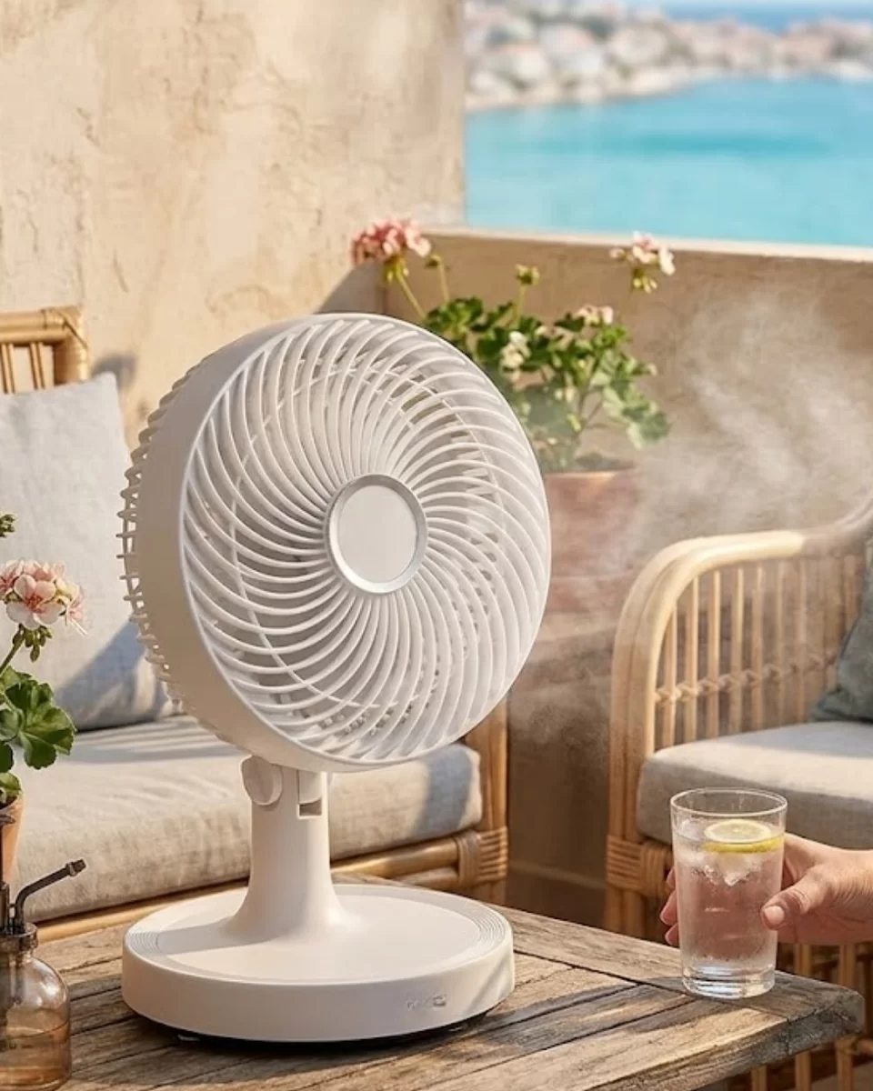 2200 RPM Mini Masaüstü Vantilatör Sessiz ve Güçlü Hava Akışlı Fan 1 2200 RPM Mini Masaüstü Vantilatör Sessiz ve Güçlü Hava Akışlı Fan