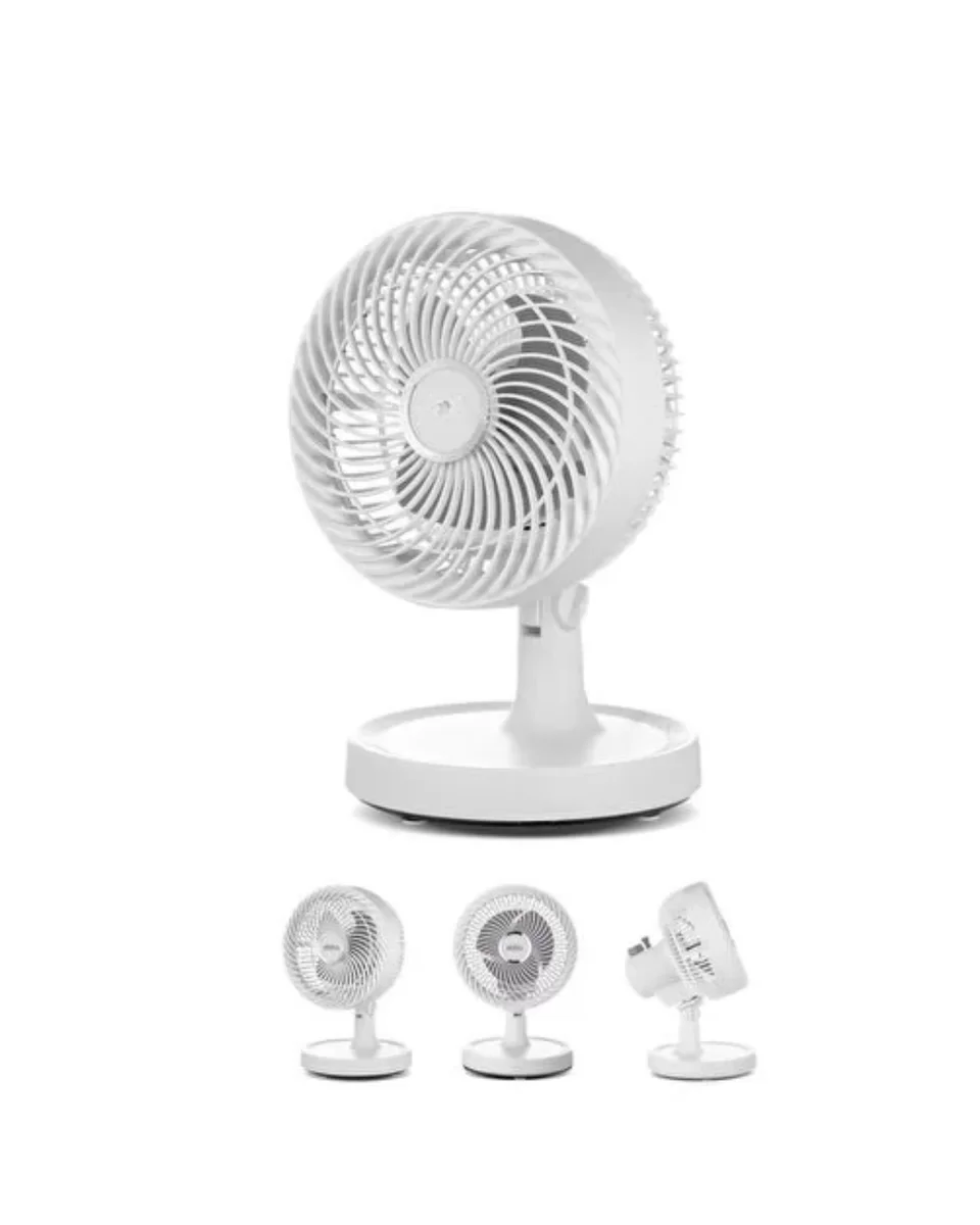 Mini Masaüstü Vantilatör Sessiz Çalışan 2 Kademeli Fan Otomatik Salınımlı 3 Mini Masaüstü Vantilatör Sessiz Çalışan 2 Kademeli Fan Otomatik Salınımlı - Görsel 3