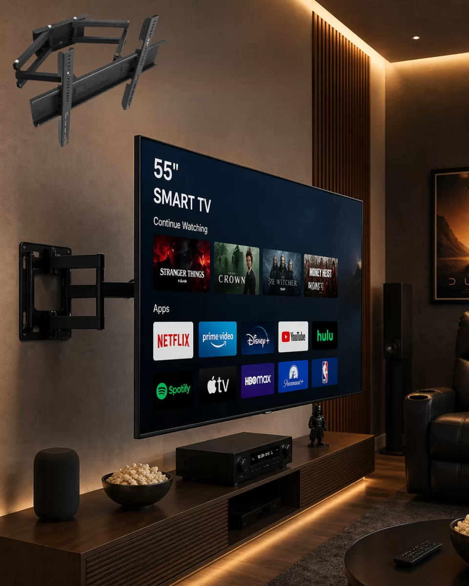 32 55 İnç Televizyon Askı Aparatı Duvara Monte Hareketli TV Tutucu 1 32 55 İnç Televizyon Askı Aparatı Duvara Monte Hareketli TV Tutucu
