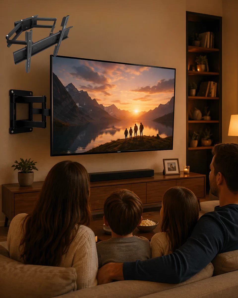 32 55 İnç Ayarlanabilir TV Askı Aparatı Güçlü Duvar Tipi Askı 1 32 55 İnç Ayarlanabilir TV Askı Aparatı Güçlü Duvar Tipi Askı