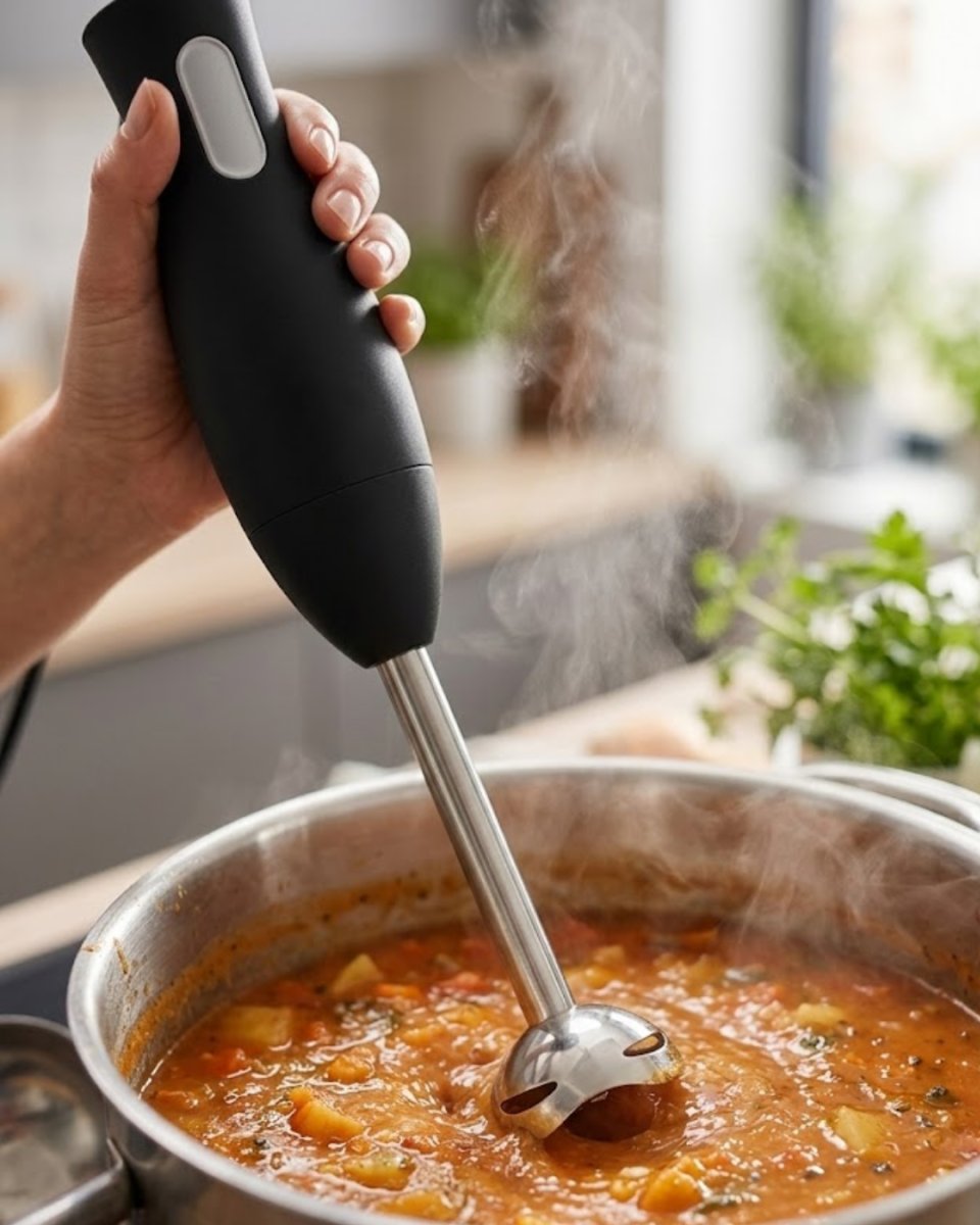 Metal Ayaklı El Blenderı Ergonomik Tasarım Güvenli Kullanım 1 Metal Ayaklı El Blenderı Ergonomik Tasarım Güvenli Kullanım